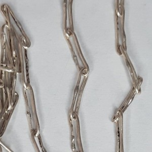 50 cm CADENA DE PLATA ESLABONES