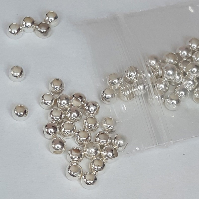 100 ud Bola plata ley 4 mm
