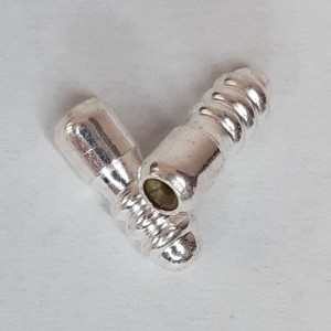 10 UDS TERMINAL TAPA NUDOS EN PLATA DE LEY