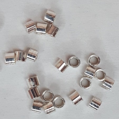 25 ud CHAFA 2X1,5 MM PLATA LEY