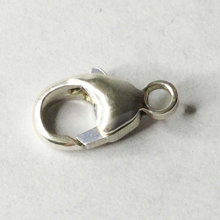 1 Ud MOSQUETON 16 mm PLATA DE LEY