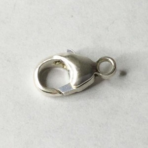 1 Ud MOSQUETON 11 mm PLATA DE LEY