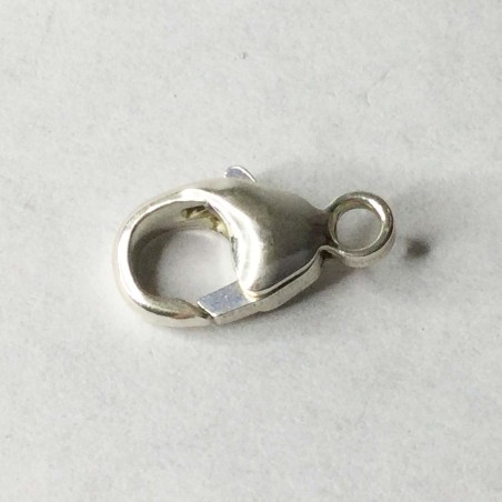 1 Ud MOSQUETON 11 mm PLATA DE LEY