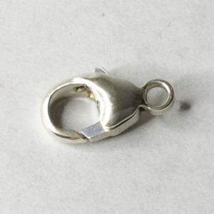 1 Ud MOSQUETON 11 mm PLATA DE LEY