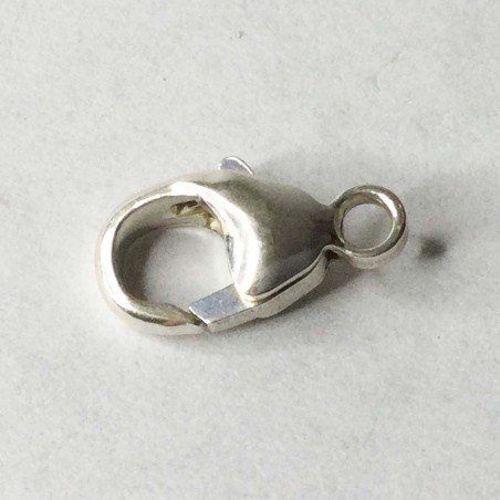 1 Ud MOSQUETON 11 mm PLATA DE LEY