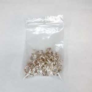 25 Uds REASA CIERRE 8 MM PLATA DE LEY