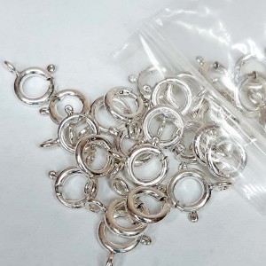 25 Uds REASA CIERRE 8 MM PLATA DE LEY