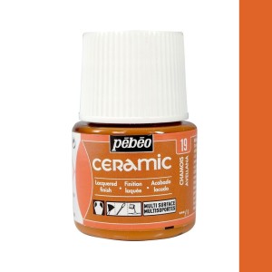 PINTURA CERAMIC PEBEO AMARILLO NARANJA 45 ML