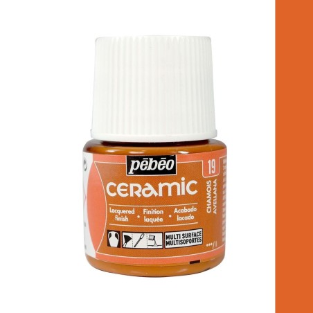 PINTURA CERAMIC PEBEO AMARILLO NARANJA 45 ML