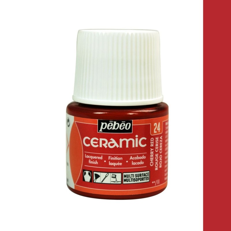 PINTURA CERAMIC PEBEO NARANJA 45 ML
