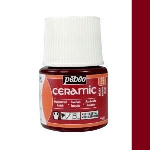 PINTURA CERAMIC PEBEO RUBI 45 ML