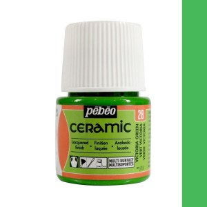 PINTURA CERAMIC PEBEO VERDE VICTORIA 45 ML