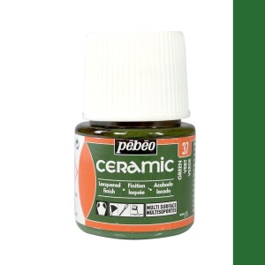 PINTURA CERAMIC PEBEO VERDE 45 ML