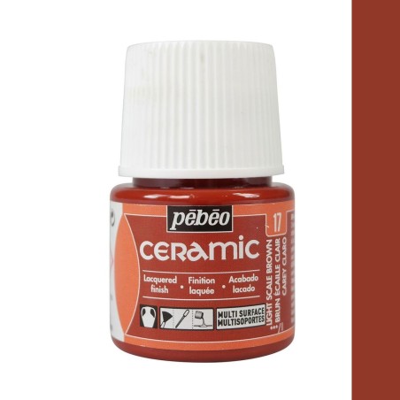 PINTURA CERAMIC PEBEO CAREY CLARO 45 ML