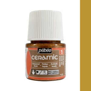 PINTURA CERAMIC PEBEO ORO RICO 45 ML