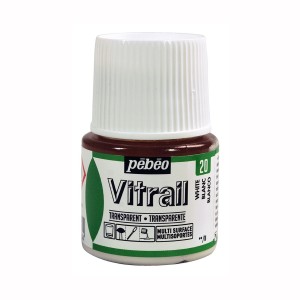 PINTURA CRISTAL VITRAIL BLANCO PEBEO 45 ML