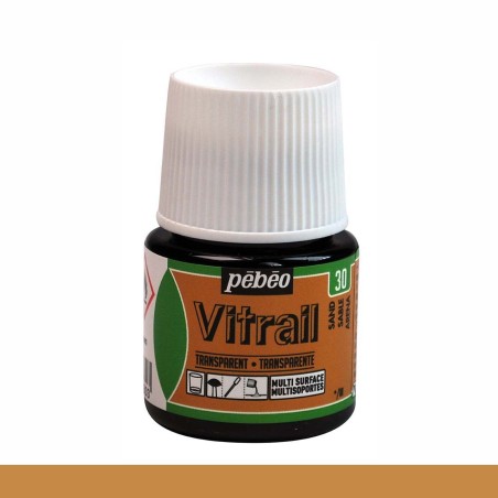 PINTURA CRISTAL VITRAIL ARENA PEBEO 45 ML