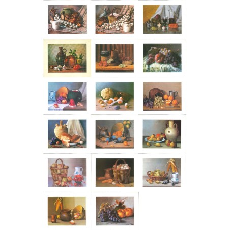 17 LAMINAS DE BODEGONES