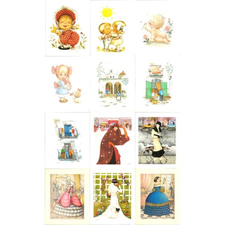 12 LAMINAS MOTIVOS VARIADOS