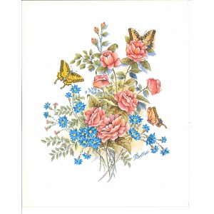 13 LAMINAS MOTIVOS RAMOS DE FLORES