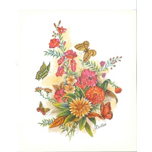 13 LAMINAS MOTIVOS RAMOS DE FLORES