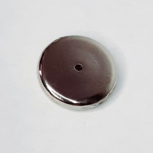 CUENTA CIRCULO PLANO PLATEADO (1O UNIDADES)