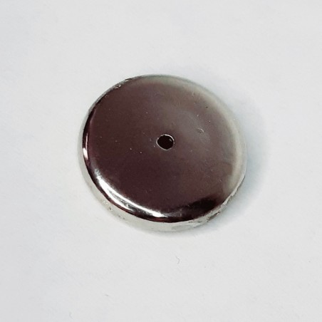 CUENTA CIRCULO PLANO PLATEADO (1O UNIDADES)