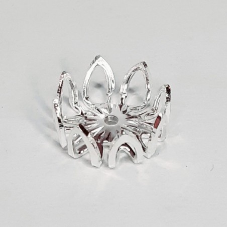 CUENTA FINAL COLLAR PLATEADA (10 UNIDADES)