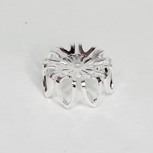 CUENTA FINAL COLLAR PLATEADA (10 UNIDADES)