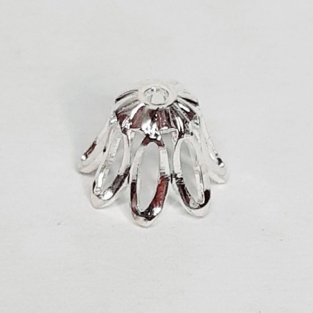 CUENTA FINAL COLLAR PLATEADA (10 UNIDADES)