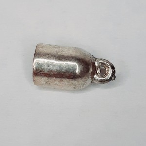 CUENTA FINAL COLLAR PLATEADA (10 UNIDADES)