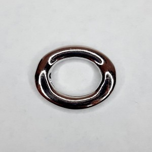 ESLABÓN OVALADO PLATEADO