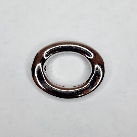 ESLABÓN OVALADO PLATEADO