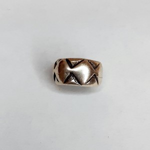 CUENTA LABRADA PARA CORDÓN 1 CM ZAMAK