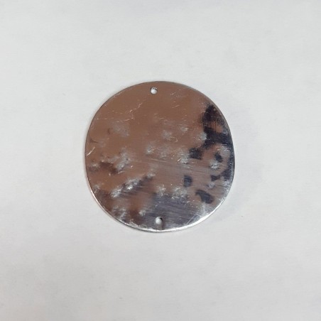 PLACA DOS PERFORACIONES DE ZAMAK