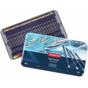 ESTUCHE METAL 36 LÁPICES DE TINTA DERWENT