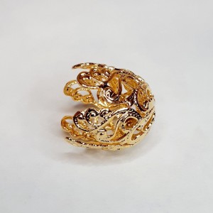 CUENTA FINAL TAPANUDOS DORADA 2 CM (10 UNIDADES)