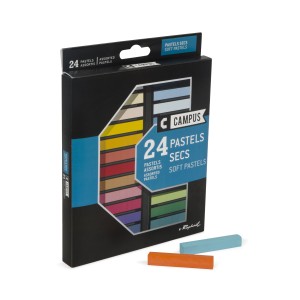 24 PASTELES SECOS CAMPUS RAPHAEL