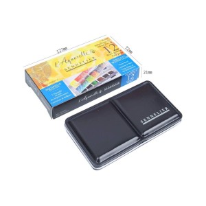 CAJA MINI METAL 12 1/2 GODET ACUARELA EXTRA FINA