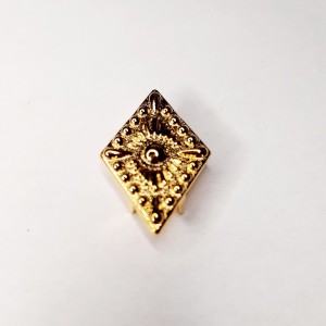APLIQUE DORADO ROMBO  (10 UNIDADES)