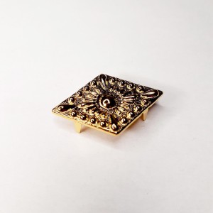 APLIQUE DORADO ROMBO  (10 UNIDADES)