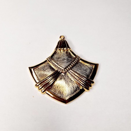 COLGANTE ESCUDO DORADO (10 UNIDADES)