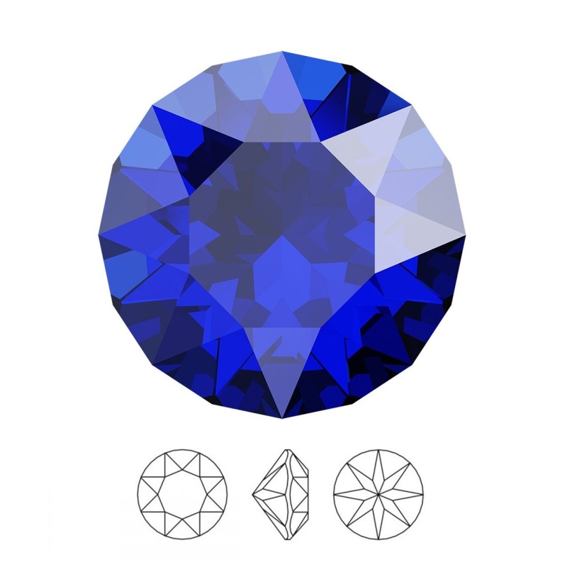 XIRIUS CHATON SWAROVSKI AZUL 1 CM (5 UNIDADES)