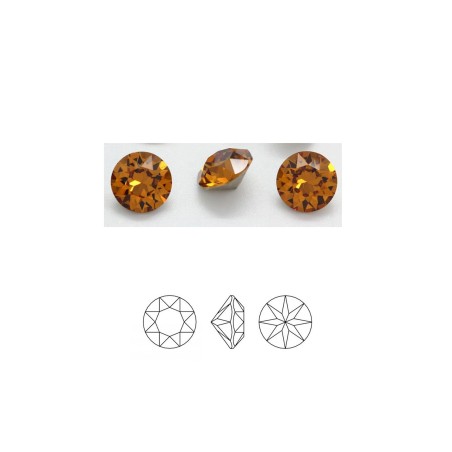 XIRIUS CHATON SWAROVSKI TOPAZ 3,1 MM (10 UNIDADES)