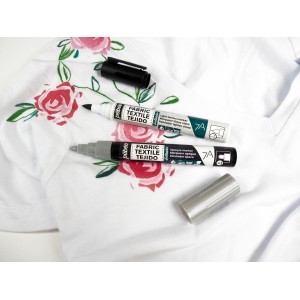 Rotuladores Pebeo tejidos oscuros 4 mm & muy fáciles de usar | TOPAZ