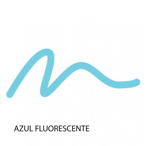 azul fluorescente