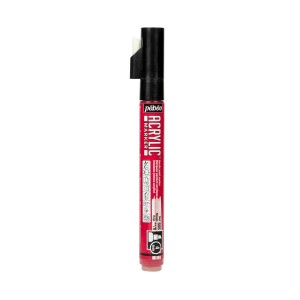 ROTULADOR ACRYLIC MARKER PUNTA BISELADA 4 MM rojo