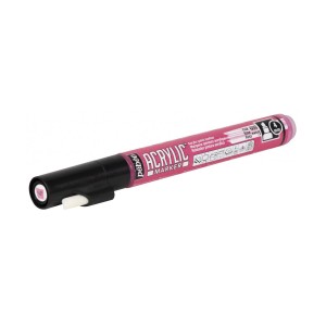 ROTULADOR ACRYLIC MARKER PUNTA BISELADA 4 MM rosa