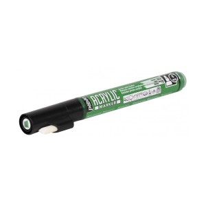 ROTULADOR ACRYLIC MARKER PUNTA BISELADA 4 MM verde