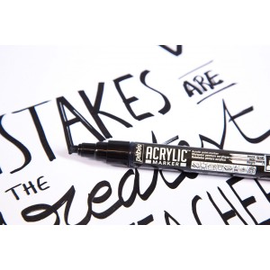 Rotuladores Pebeo acrylic marker punta biselada 4 mm | TOPAZ